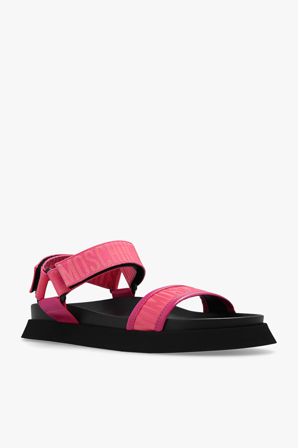 Pink Sandals with logo Moschino Vitkac Germany